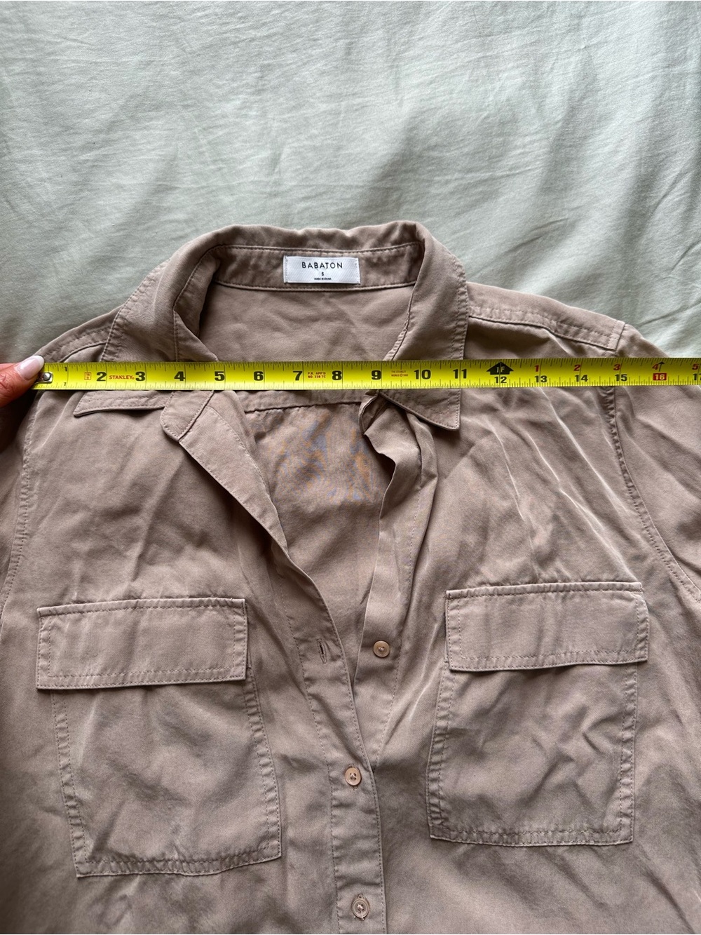Aritzia Babaton Utility Button Down Shirt - Picture 10 of 11